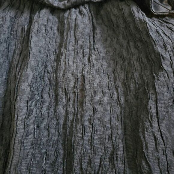 ASTR Textured Black Triangle Top Midi Dress Size Medium - Picture 5 of 7